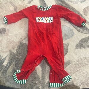 Busy bee smock Christmas longall